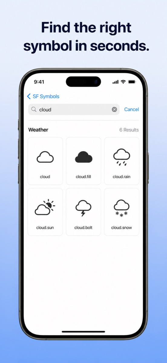 Search results for cloud symbols